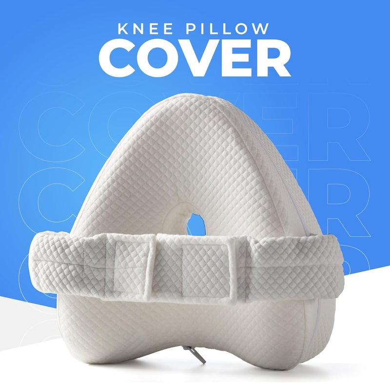 TULARIS Knee Pillow Cover Only Leg Pillow Cover Case with Zipper - Image 4